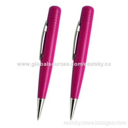 Pen-shaped USB Flash Drive, Superior OEM Service Free for 1 Colored Pad Printing and Laser Engraving